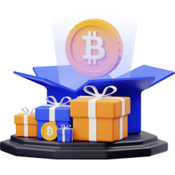 bitcoin gifts 3d icon
