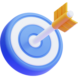 context target 3d icon