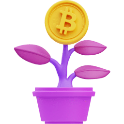 crypto investment 3d icon