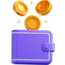 crypto wallet discount 3d icon