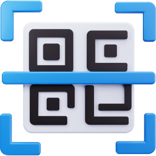 starter pack qr code 3d illustration